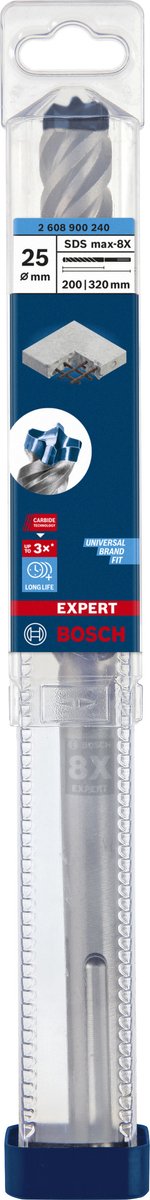 Bosch EXPERT SDS max-8X hamerboor 25 x 200 x 320 mm