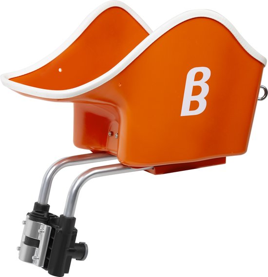 Brooke & Breeze Canine Copilot - Ember Light Orange - Siège de vélo pour chiens jusqu'à 10 kg - Panier de vélo pour chien