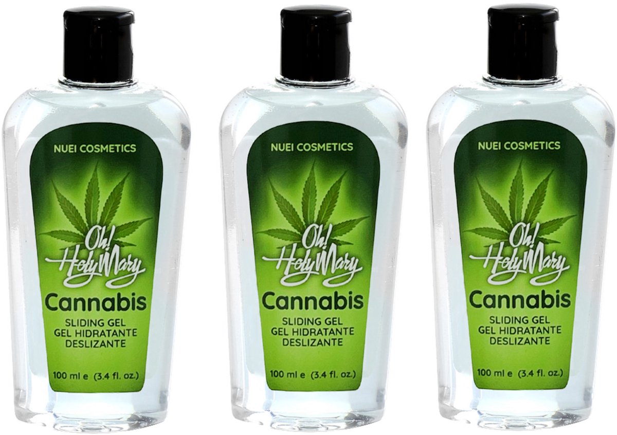 Oh! Holy Mary 3 flesjes Cannabis Sliding Gel 300ml