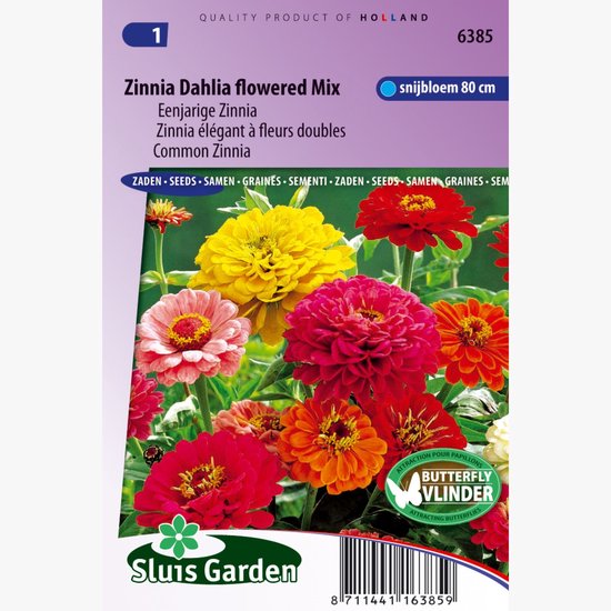 Sluis Garden - Zinnia Dahlia-Bloemige Mix