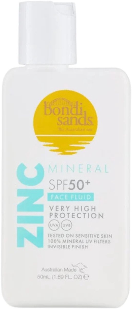 Bondi Sands Zinc Mineral Sunscreen Face Fluid SPF 50+ 50 ml