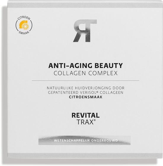 RevitalTrax - Anti-Aging Beauty Collagen Complex - 5.000mg Verisol® Collageen Poeder - Voedingssupplementen - Citroensmaak - 30 Zakjes