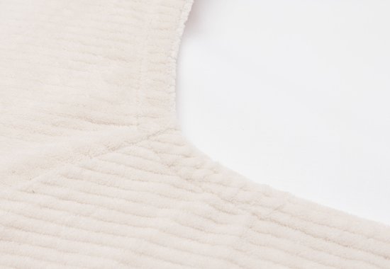 Jollein Aankleedkussenhoes - 50x70 cm - Cloudy Rib - Oatmeal — afbeelding 2