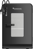 TurboTronic EC15 Mini Koelkast – 15L Koelen & Verwarmen – AC/DC 230V/12V – Zwarte Glazen Deur – Voor Auto, Kantoor, Camping & Thuis (Skincare, Medicijnen, Eten, Drinken