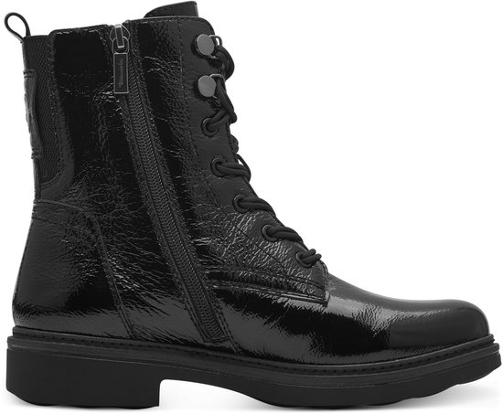 Tamaris Bottes à lacets à lacets Laque noir - Taille 37