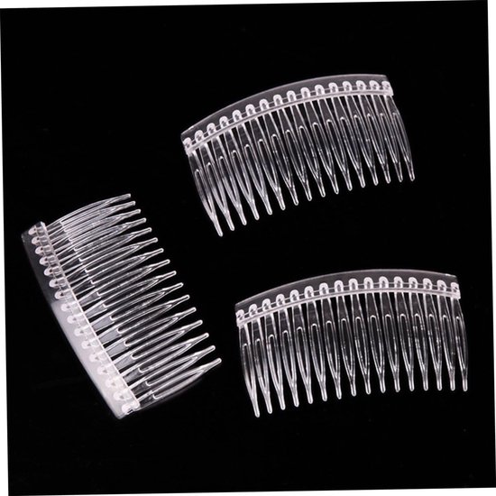 Chicamy Peigne à Cheveux Latéraux Cheveux Côté Peignes Peigne à Cheveux en Strass Décoratif pour