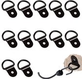 D-ring, 10 stuks D-ringen, 36 x 25 mm, D-ring voor kajak, D-ringgesp