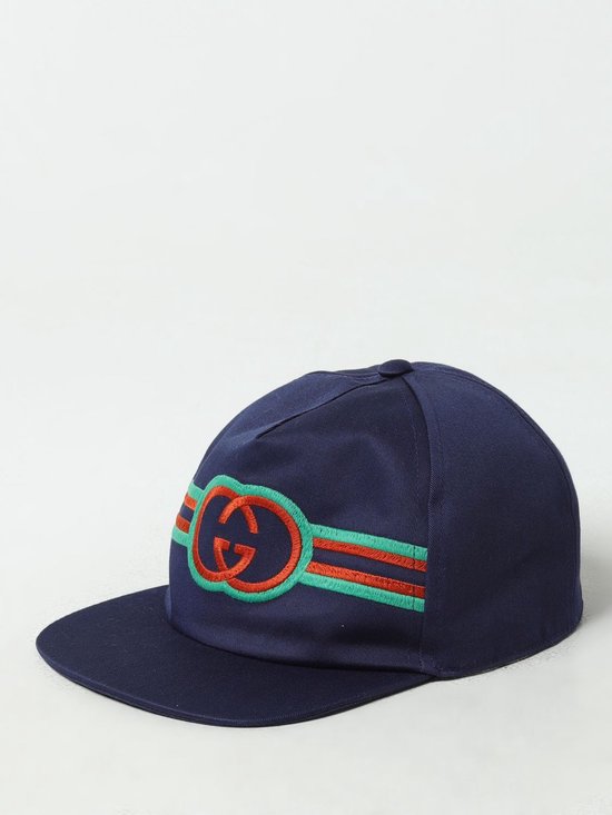 Gucci Logo Baseball Cap Kids - Blue Hats | bol
