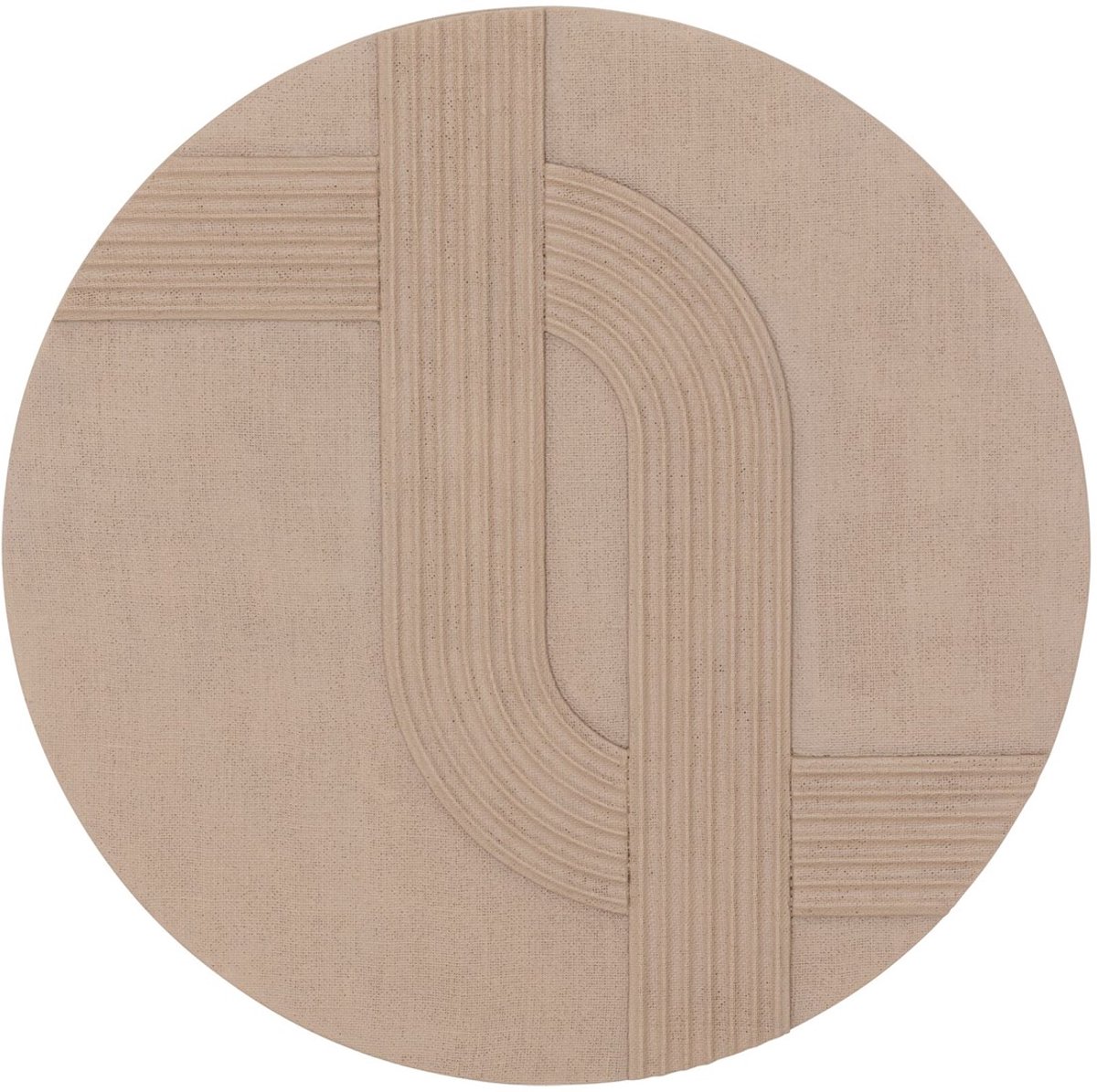 MUST Living wandpaneel Ronja Jute – 86x5x86 cm