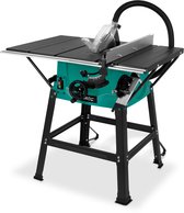 VONROC Zaagtafel 2000W – Ø250mm - Groot werkblad - Zaaghoek instelbaar van 0° tot 45° - Met soft-start technologie - Incl. 60T zaagblad en onderstel
