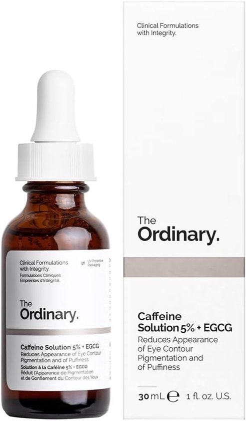 The Ordinary Caffeine Solution 5% + EGCG - Oogserum Voor donkere kringen - 30ml