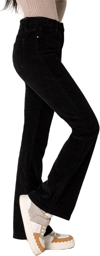 Nina Carter YY303 Jeans da donna a vita alta, taglio largo, stile