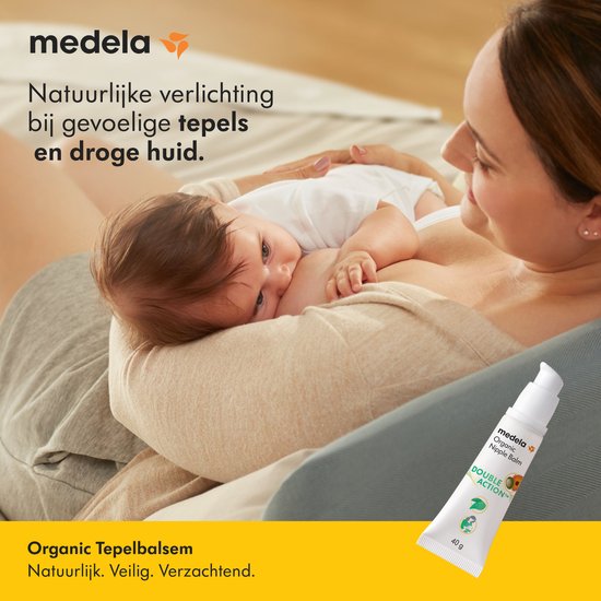 Medela Organic Biologische Tepelzalf - vegan tepelverzorging - 100% natuurlijk - 40g - biologisch van Medela — afbeelding 2