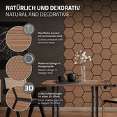 Akoestische panelen 30x26 cm Bruin Hexagon Honingraat Akoestische panelen 30x26 cm Bruin Hexagon Honingraat