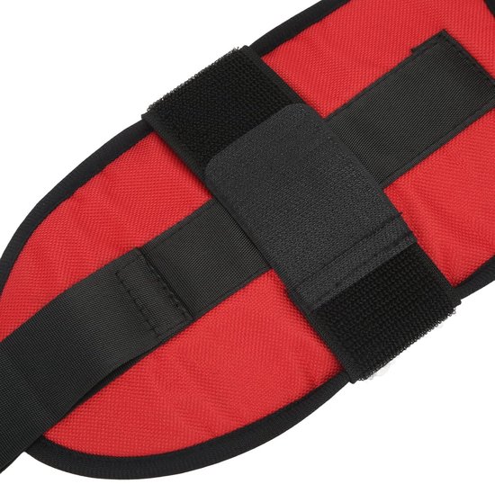 Yoga Stretching Strap - Beenstrekkerband - Fascia Stretcher - Unisex - Verlichting van Plantaire Fasciitis - Geschikt voor Fysiotherapie, Verlichting van Plantaire Fasciitis, Pilates, Dans, Gymnastiek - Rood — afbeelding 2