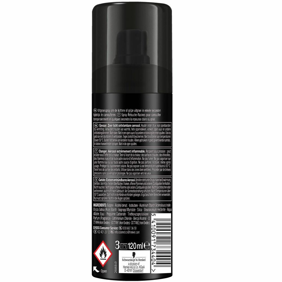 Syoss Root Retoucher Dark Brown - 2 x 120 ml - Voordeelverpakking