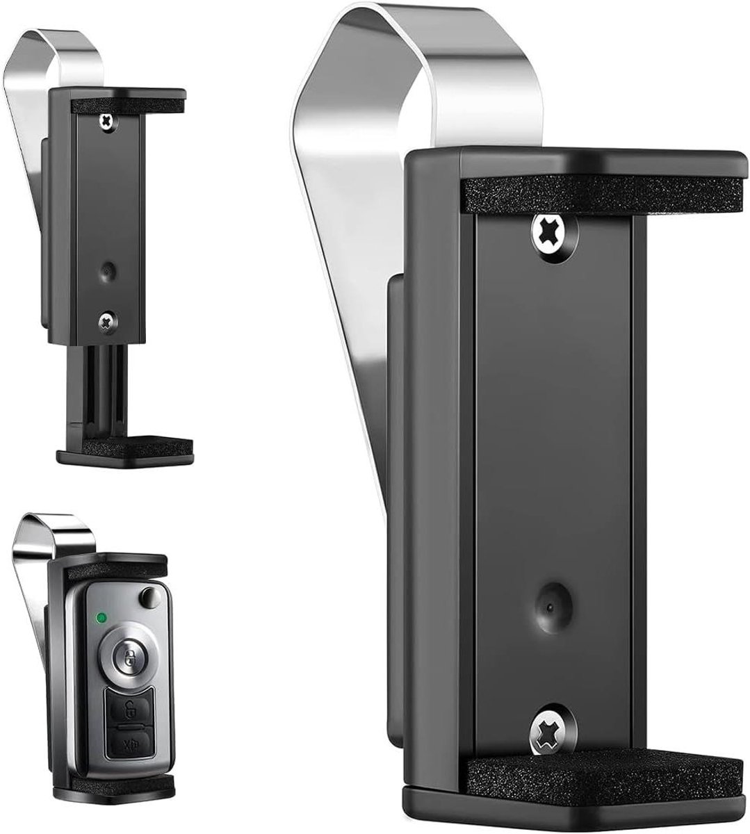 Titel: Universele houder voor afstandsbediening in auto - Verstelbare vizierclip voor garagedeuropener - Compatibel met meeste afstandsbedieningshouders - 45-67 mm - 1 stuk - Handig Accessoire