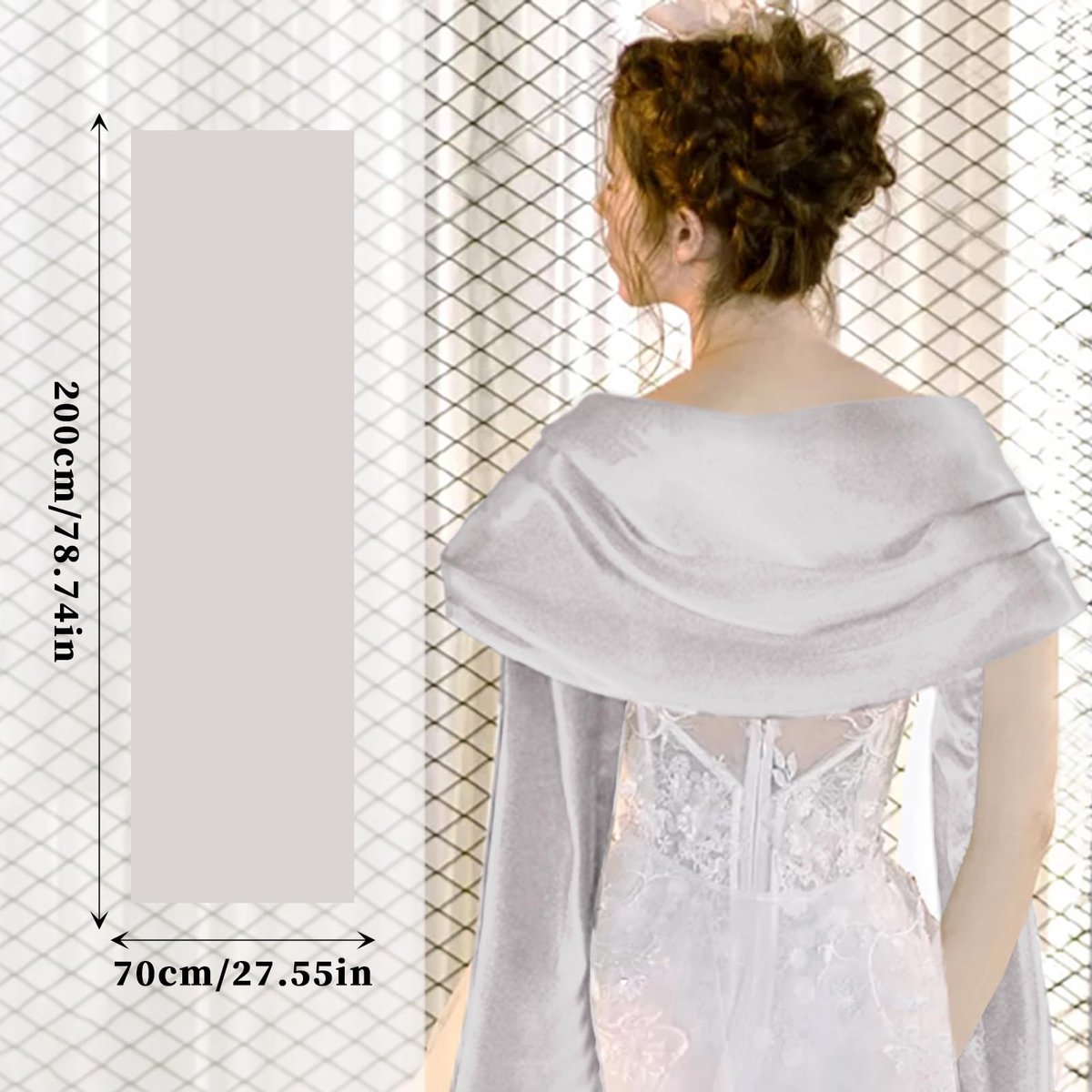AYWTIUN Dames sjaals chiffon vrouwen lichtgewicht capes AYWTIUN Dames sjaals chiffon vrouwen lichtgewicht capes
