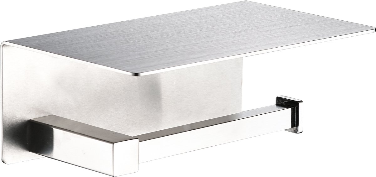 Plieger altea wc rolhouder met plateau - wandmontage - chroom