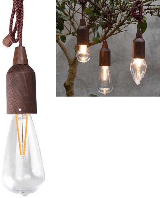 3 x hanglamp met batterij, voor buiten, hanglamp met afstandsbediening, batterij-aangedreven lamp, draagbare boho-rotan lampenkap, hanglamp zonder stroom, IP44 waterdicht, outdoor verlichting