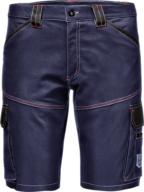 SIR SAFETY SYMBOL STRETCH Short de travail HOMME Bermuda Bleu foncé - Stretch - Résistant à l'eau - Respirant