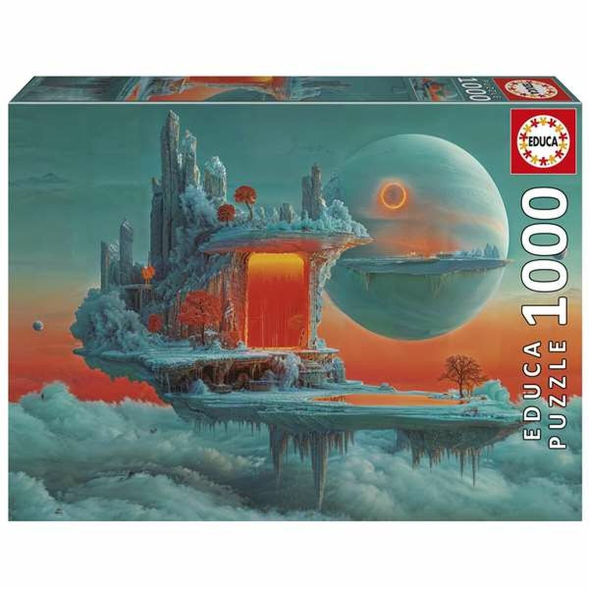 puzzel Fire & Ice Planet - 1000 stukjes de Educa, édition Multicolore – boîte