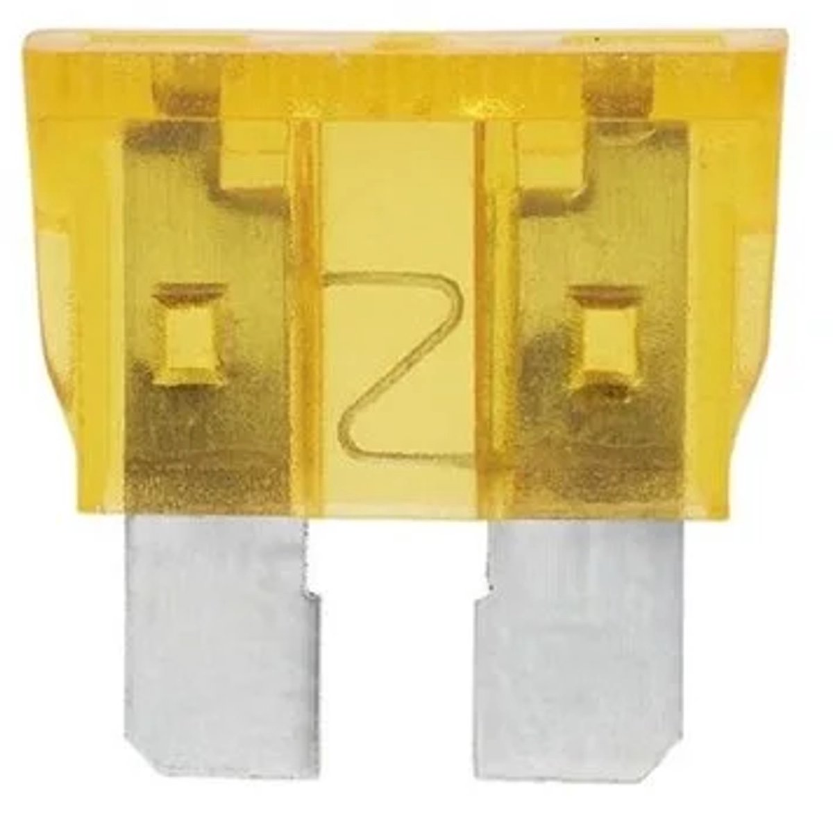 10x Steekzekering 5Ampere Geel - 233004 - Elektrawebshop