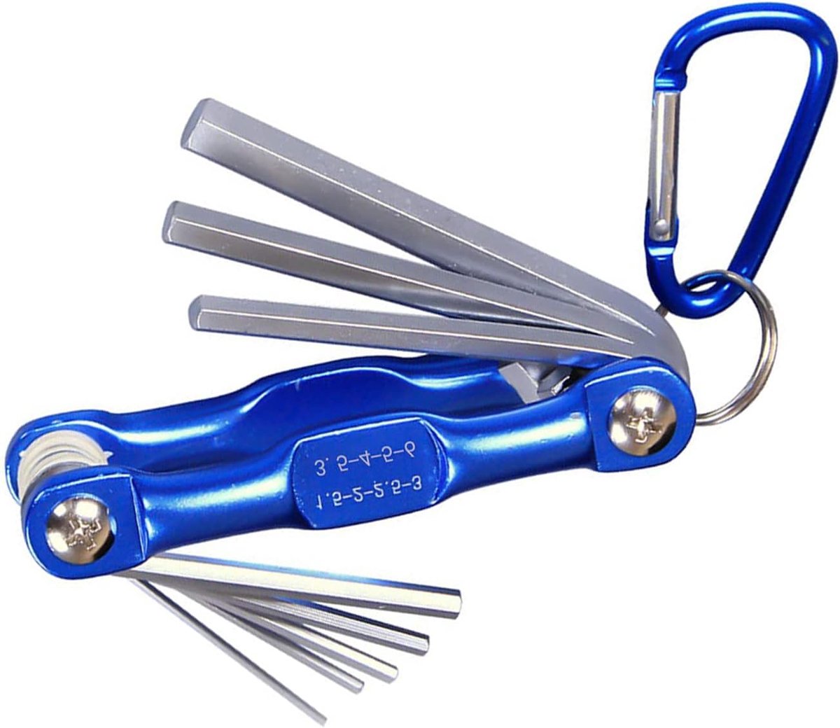 Aexit Haakse 1,5 mm tot 6 mm Inbussleutel Inbussleutel Gereedschapset 8 in 1