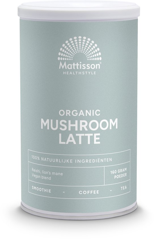 Mattisson - Biologische Mushroom Latte - 160 Gram
