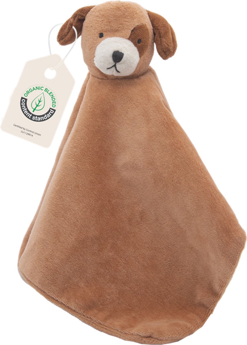 Cute since 1999 - Biologisch Knuffeldoekje - Diego de Hond - Doudou - 35 x 35 cm