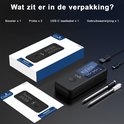 Inhoud van de verpakking: Claire vleesthermometer, 2 probes, USB-C kabel en handleiding.