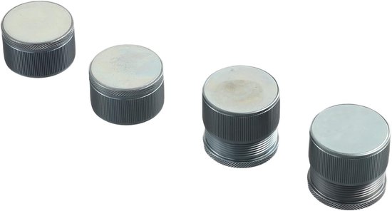 Verstelbare meubels liften set van aluminiumlegering bed risers voor extra ruimte (4 stuks grijs) van Merkloos — afbeelding 5