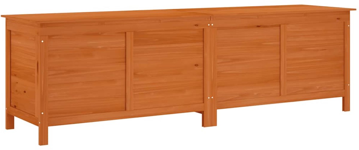 vidaXL - Tuinbox - 198,5x50x56,5 - cm - massief - vurenhout - bruin