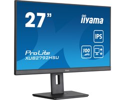 iiyama ProLite XUB2792HSU-B6 - 27 Inch - IPS - Full HD - USB-hub - Verstelbaar