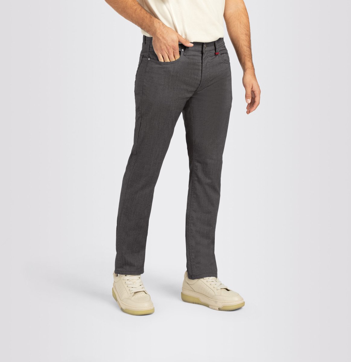 MAC - Heren broek - Maat W35 x L34 - Mannen - GRIJS - polyester