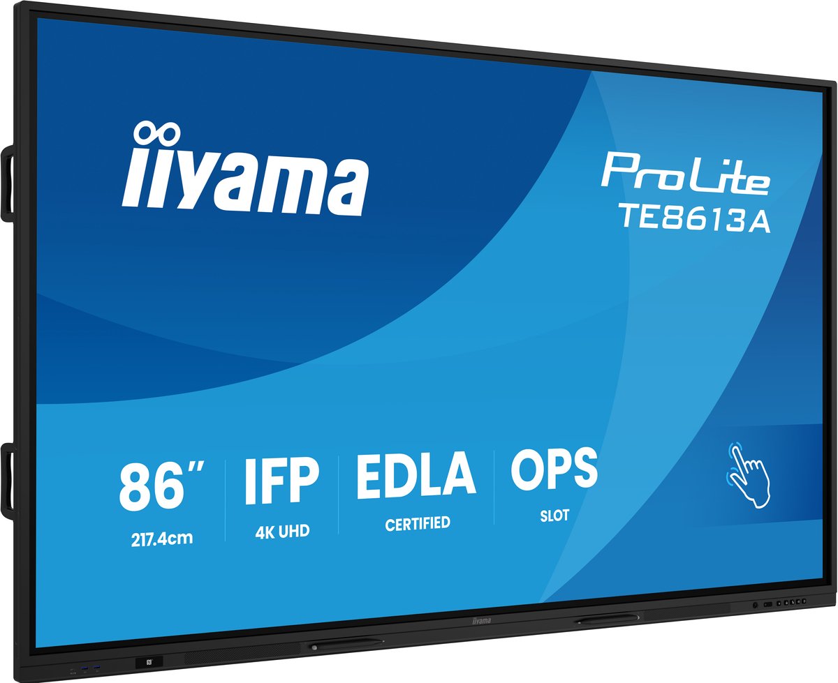 Monitor Iiyama TE8613A-B1AG 86" 4K Ultra HD LCD