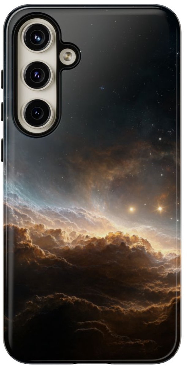 Kosmische Nevel en Sterren – Telefoonhoesje Geschikt voor Samsung Galaxy S24 Plus