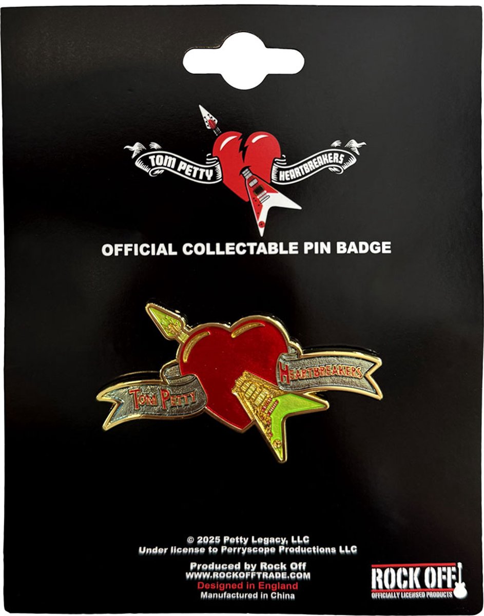 Tom Petty & The Heartbreakers - Flying Heart - Pin