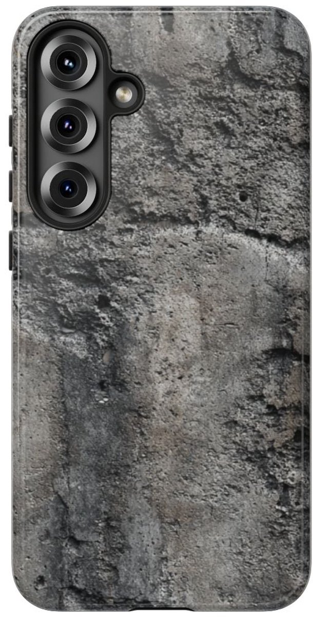 Dystopische Betonstructuur – Telefoonhoesje Geschikt voor Samsung Galaxy S25 Plus