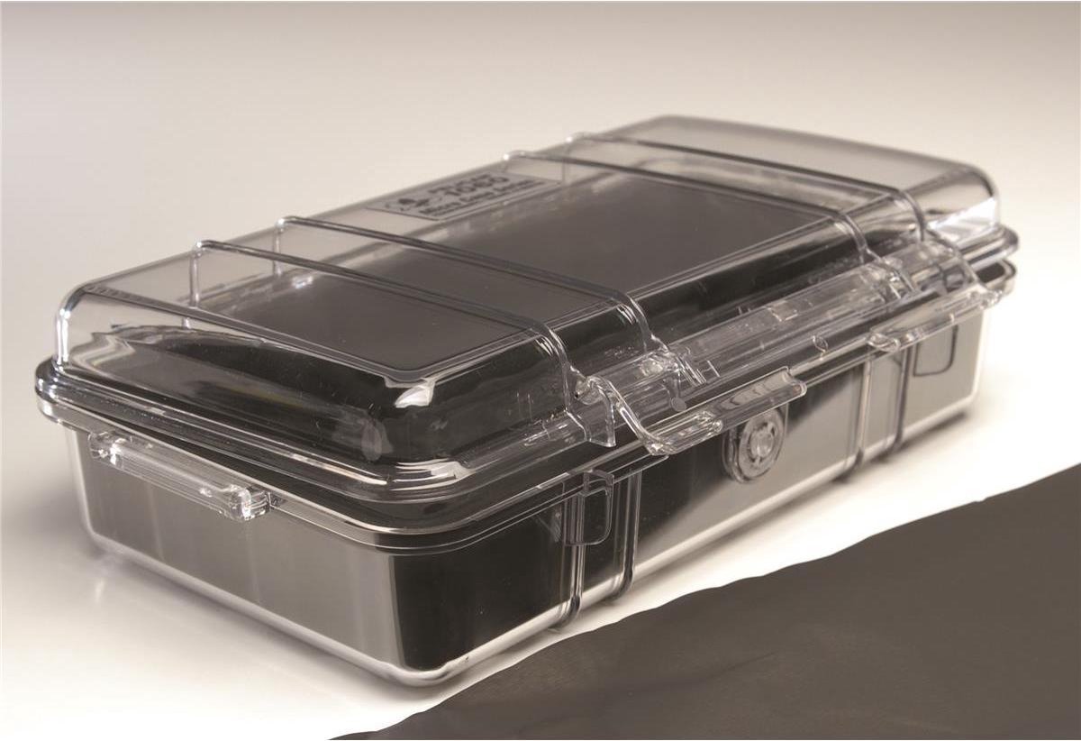 Peli 1050 Micro Case Voor Het Beschermen Van Kleine Spullen En Elektronica - Sd-Kaarten, Pda, Gps, Digitale Camera - Tegen Stoten, Ip67 Waterdicht, Capaciteit: 1L, Gemaakt In De Vs, Kleur: Zwart