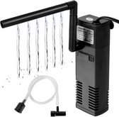 EXCITAT Aquariumfilter - Verwijdert verontreinigingen - Met filterspons - Geschikt voor vissen - Zwart