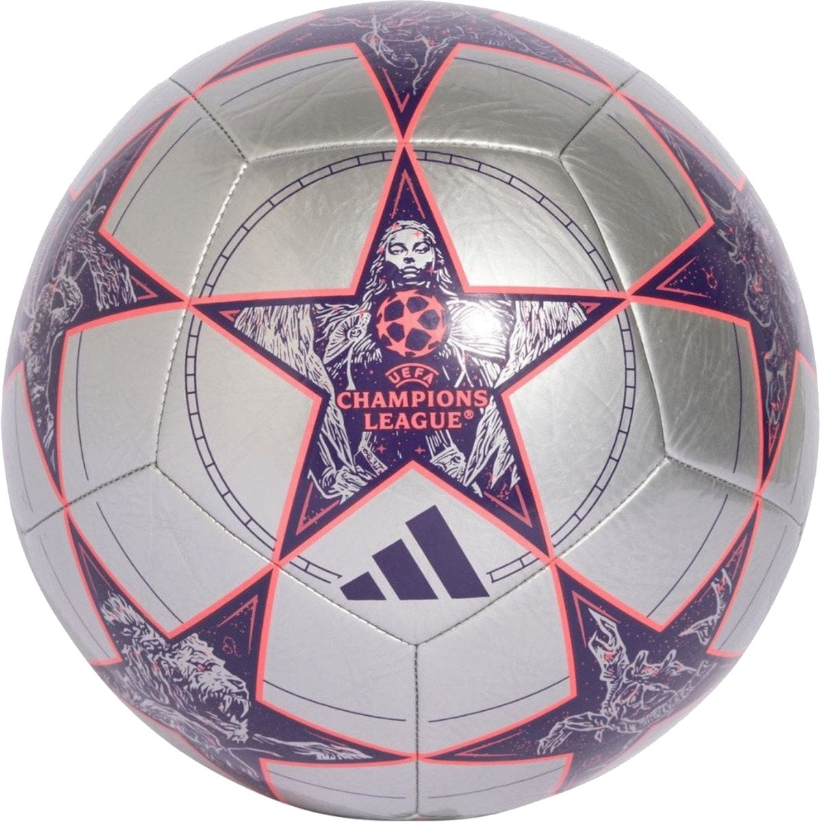 Adidas Ucl Club 25/26 League Stage Voetbal Zilver 5