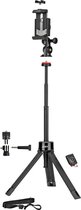 JOBY GripTight™ PRO TelePod™ Tripod 1/4 inch Werkhoogte: 20.8 - 63.5 cm Zwart Voor smartphones en GoPro, Incl. smartpho