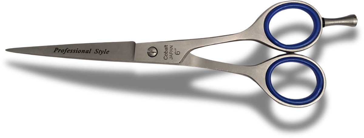 Rojafit Professionele Kappersschaar 15 cm – Japans Cobalt RVS – Superscherpe Precisie Haarschaar – Comfort Grip – Handgemaakt