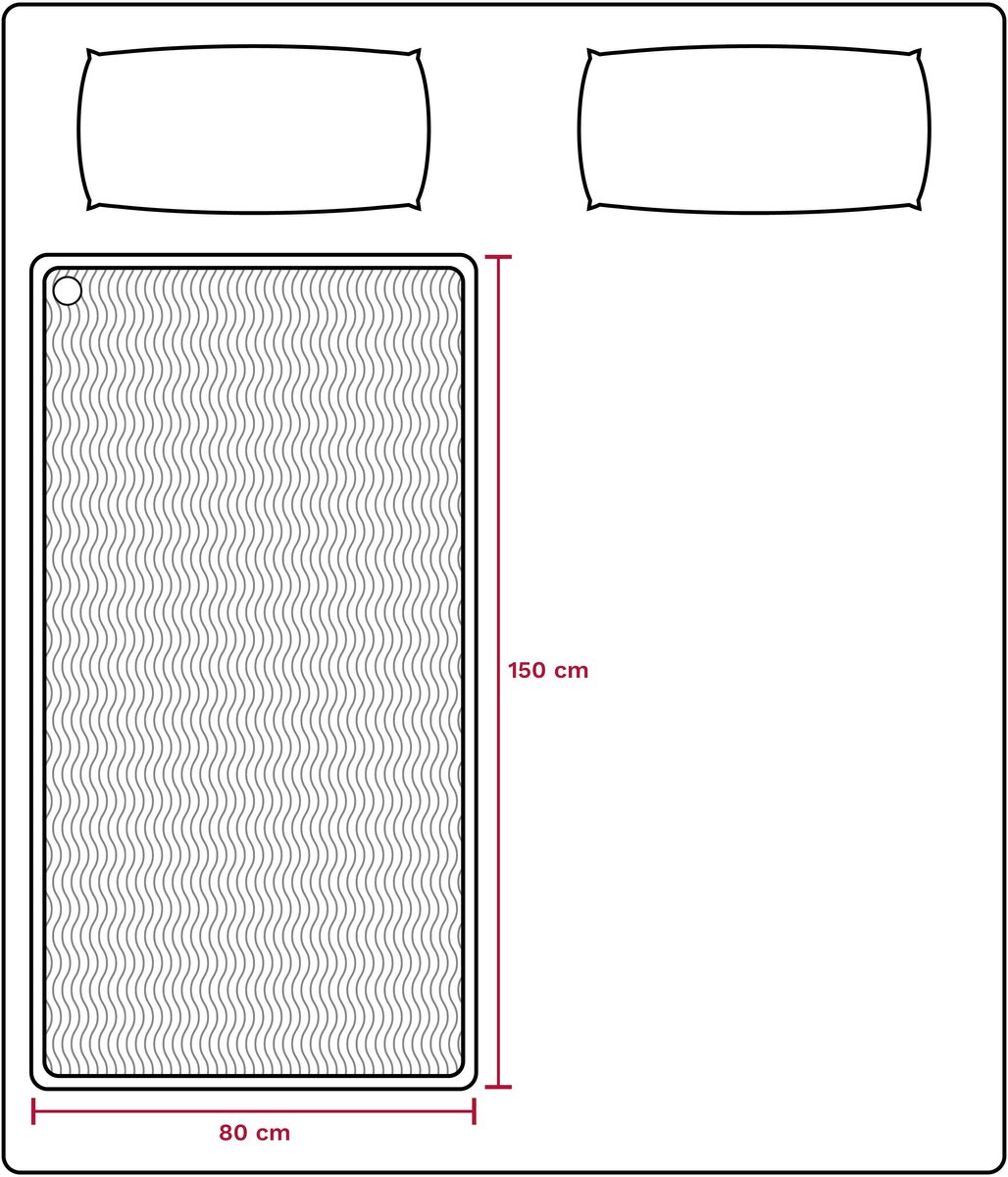 Inventum HN139G elektrische onderdeken 150x80 cm - 1-persoons - 4 warmtestanden - Antislip onderkant - Wasbaar - Fleece - Wit – foto 4