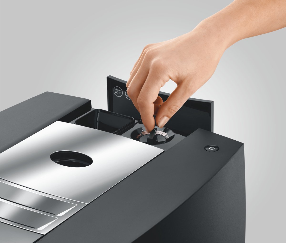 JURA J8 Midnight Silver: premium volautomatische espressomachine met Sweet Foam thumbnail 7