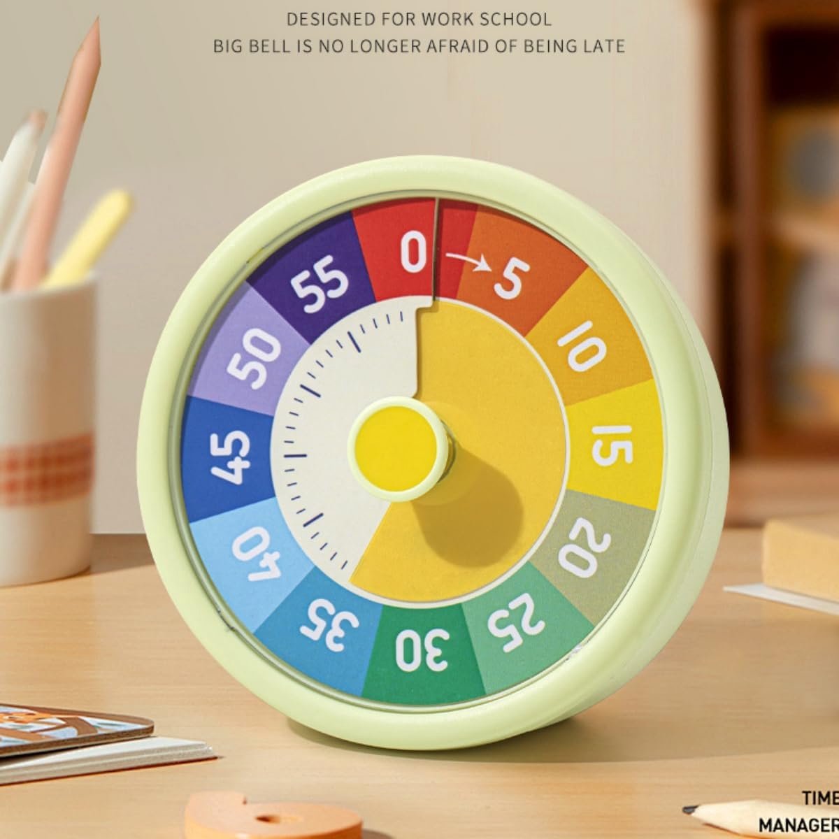 VOCOO Visuele timer voor kinderen, voor klaslokaal, stil, 60 minuten, krachtige magneet voor klaslokaal/bureau, tijdmanagementgereedschap voor studie, keuken, kantoor (wit VOCOO Visuele timer voor kinderen, voor klaslokaal, stil, 60 minuten, krachtige magneet voor klaslokaal/bureau, tijdmanagementgereedschap voor studie, keuken, kantoor (wit