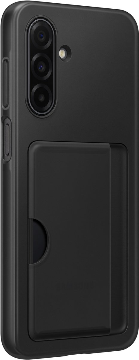 Samsung Galaxy A17 Card Slot Back Cover Zwart