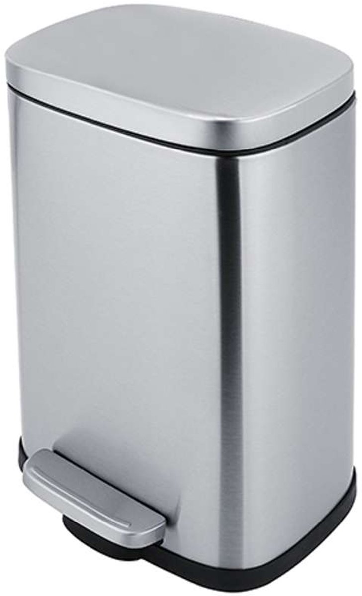 Nimco Afvalemmers - Afvalemmer 5 l, mat rvs KOS 8005-10
