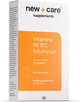 New Care Vitamine B6 B12 Foliumzuur - 60 zuigtabletten - NZVT - vegan